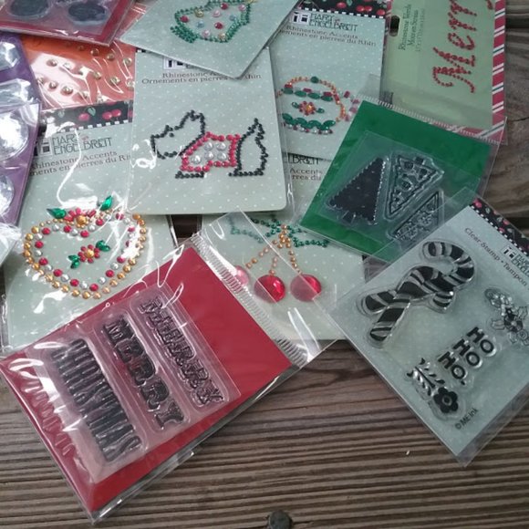 20+ NEW Scrapbook Craft stickers stamps - Picture 3 of 4